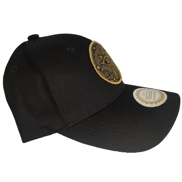 The Legend Of Zelda, Breath Of The Wild Cap Hat Adult Snapback Black Gold W/ Pin - Picture 4 of 9